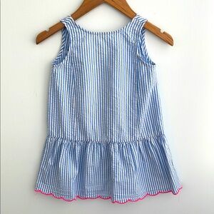 Crew cuts seersucker dress